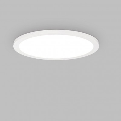 Plafoniera LED moderna Fly slim pl d35 4000k alba
