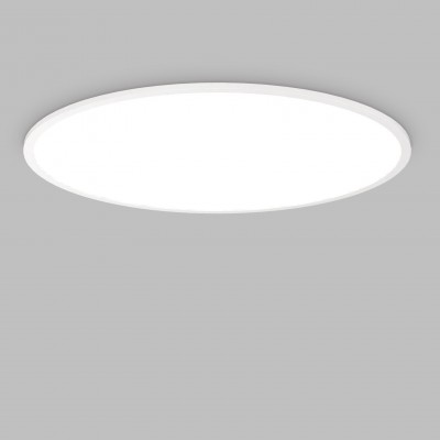 Plafoniera LED XXL moderna Fly slim pl d90 3000k alba