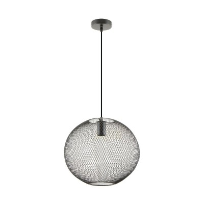 Lustra suspendata metalica design decorativ ORION negru 34cm