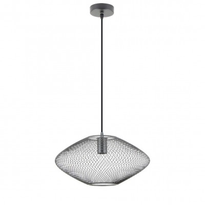 Lustra suspendata metalica design decorativ ORION negru 37cm