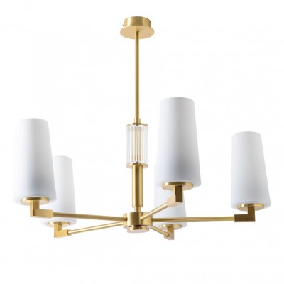 Candelabru elegant cu 5 brate VINCENZA alama periata