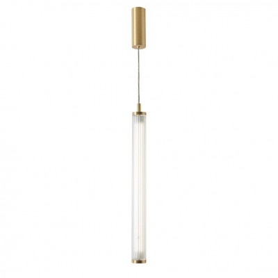 Lustra LED smart cu telecomanda COMO alama periata