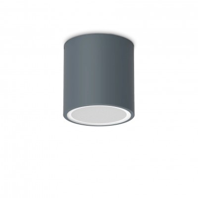 Mini Plafoniera Exterior Techo pl1 round d09, Protectie IP54, Antracit