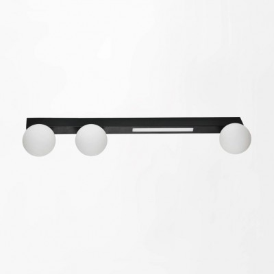 Aplica LED Moderna, 4000K, 3xG9, Negru, LUND 