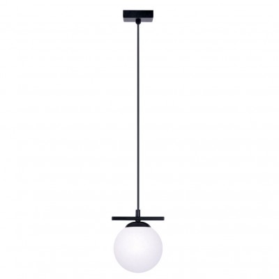 Pendul, Lustra Suspendata Moderna, Negru, 1xE14, GLOBE