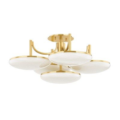 Lustra Aplicata, Sticla Gravata, Design Lux, Alama, Bregman