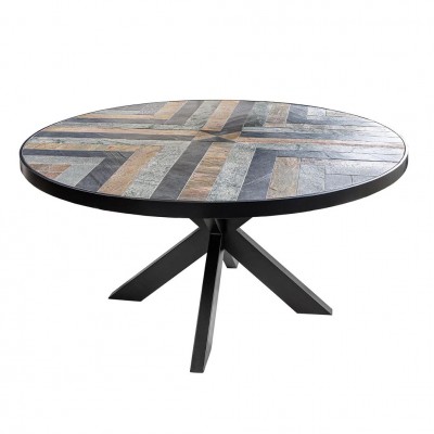 Masa Rotunda, Diametru 120cm, Design Unicat, Mountain Soul
