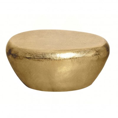 Masuta de cafea Extravaganta, Aluminiu, Auriu, STONE 75cm