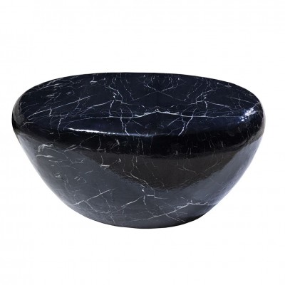 Masuta de cafea Extravaganta, Aluminiu, Negru, STONE 75cm