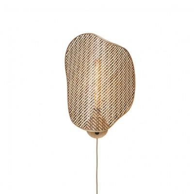 Aplica de perete Eco, Bambus, Kinabalu, natural/maro