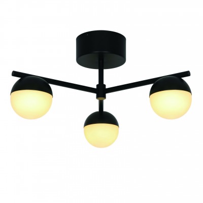 Lustra Design Minimalist Stil Nordic Contina 3L negru