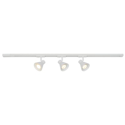 Set, Sina 1 metru Nordlux Link cu 3 Spoturi directionabil Eik alb