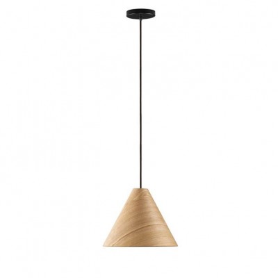Lustra/Pendul lemn natural, ELYSIAN, D 30cm