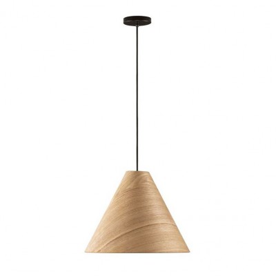 Lustra/Pendul lemn natural, ELYSIAN, D 45cm