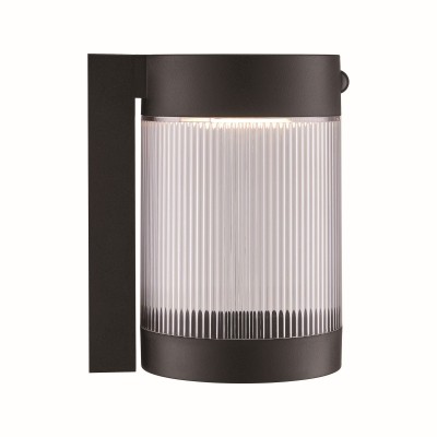 Aplica solara cu senzor de miscare, protectie IP44, Coupar negru