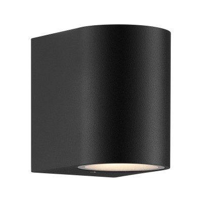 Aplica de Perete Exterior, Protectie IP44, Dion Single Negru