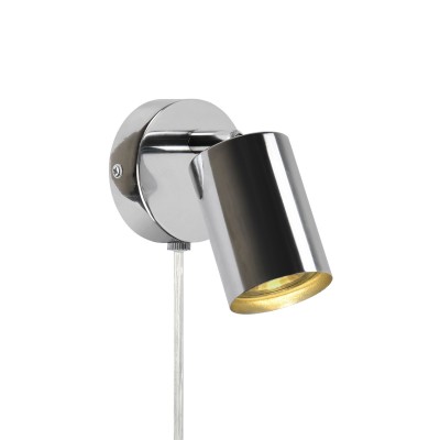 Aplica cu spot directionabil design nordic Explore crom