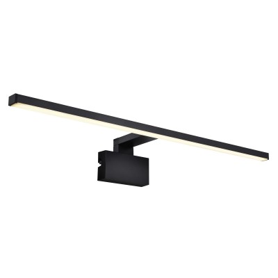 Aplica LED Baie, Protectie IP44, Negru, Marlee 80 3000K