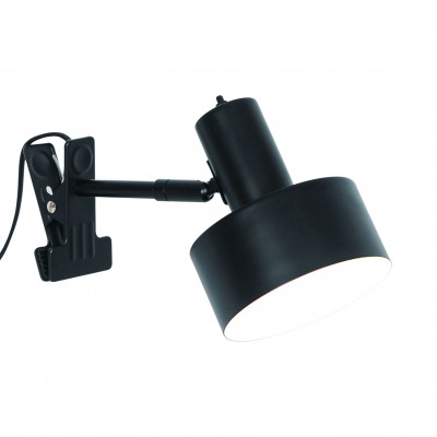 Veioza/ Lampa cu clips/ clema de birou Matis negru