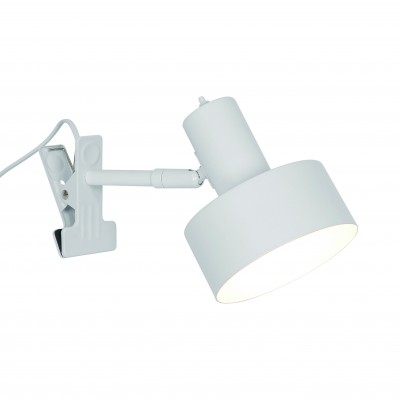 Veioza/ Lampa cu clips/ clema de birou Matis alb