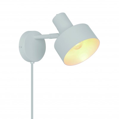 Aplica cu spot directionabil design nordic Matis alb