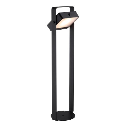 Stalp solar cu senzor de miscare, protectie IP44, Saulio negru