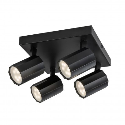 Plafoniera cu 4 Spoturi Directionabile, Design Modern, Rogelio