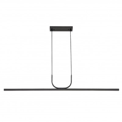 Lustra Suspendata Liniara, LED, Negru, Elia
