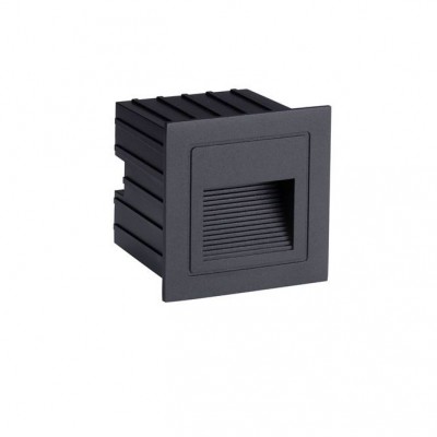 Spot LED incastrabil exterior, ambiental, IP65, POLKA negru