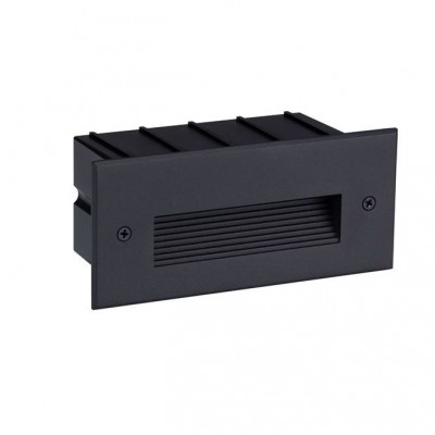 Spot LED incastrabil exterior, ambiental, IP65, POLKA negru