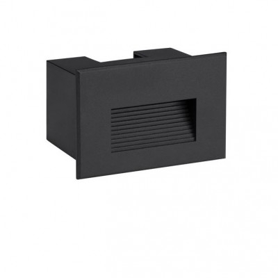 Spot LED incastrabil exterior, ambiental, IP65, POLKA negru