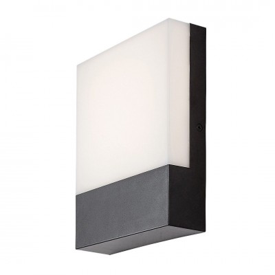 Aplica LED iluminat exterior, Protectie IP44, Gimone negru
