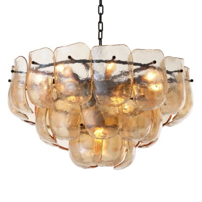 Candelabru design LUX, Sticla, Champagne, Gustave
