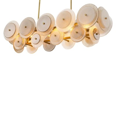 Candelabru design LUX, Sticla, Fumuriu, Hyde