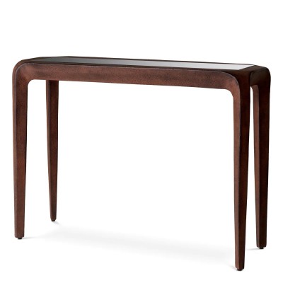 Consola LUX, Aluminiu Reciclat, Sticla Neagra, Quentin