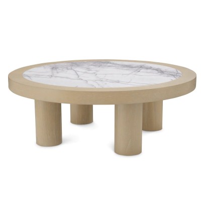 Masuta Design LUX, Marmura, Furnir Stejar, Presedio 100cm