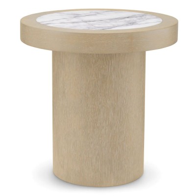 Masuta Design LUX, Marmura, Furnir Stejar, Presedio 50cm