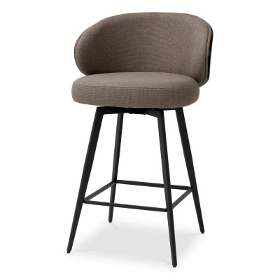 Scaun de bar design elegant LUX Camerota, Scalea grey