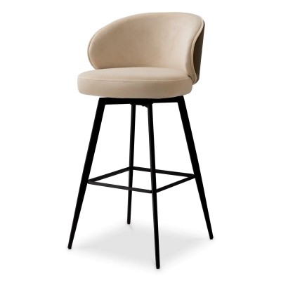 Scaun de bar design elegant LUX Camerota, Sabino beige