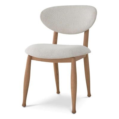 Scaun design elegant LUX Allston, sentier cream/ natur