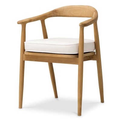 Scaun elegant design LUX Beale natur/ off-white