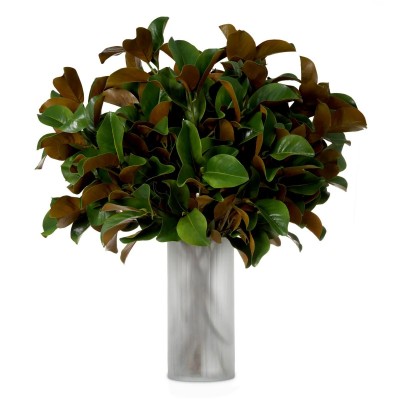 Buchet artificial LUX din 24 fire frunze de Magnolie