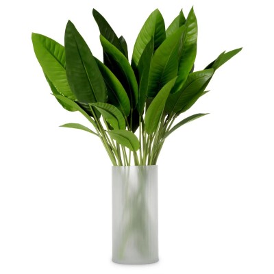 Buchet artificial LUX din 36 fire frunze Strelitzia