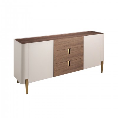 Comoda deosebita design LUX Walnut-Bej