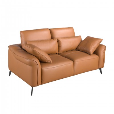Canapea design LUX 2 locuri Brown Leather