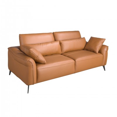 Canapea design LUX 3 locuri Brown Leather