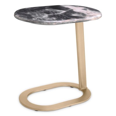 Masuta laterala design LUX cu blat din marmura Oyo