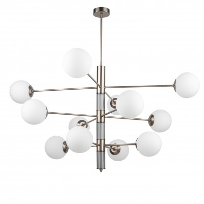 Lustra 12 surse de lumina moderna realizata manual Ultimo