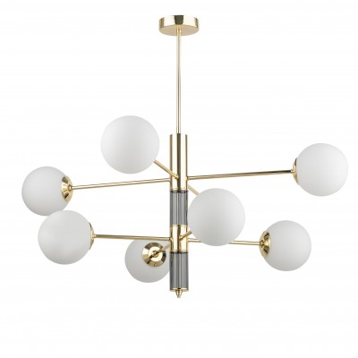 Lustra 8 surse de lumina moderna realizata manual Ultimo