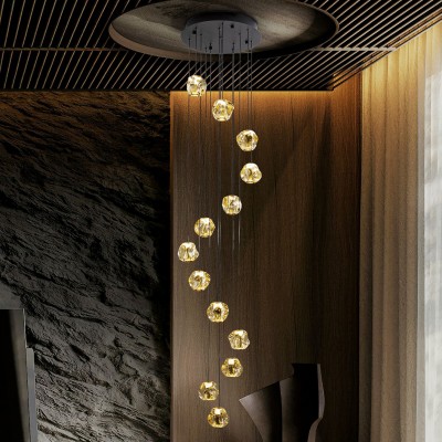 Lustra LED suspendata design decorativ modern Zaria 13L